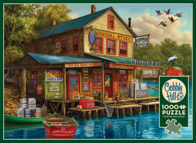 Puzzle Laden Bob's Beer & Bait 1000 Teile