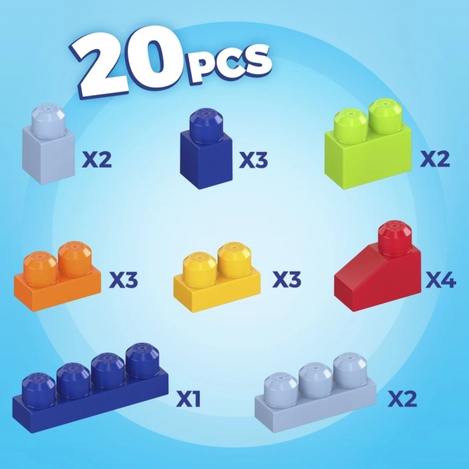 Mega Bloks Würfel im Wagen