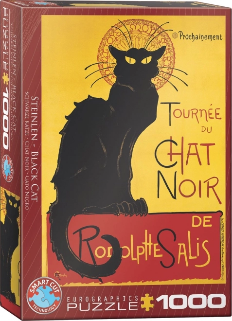 Puzzle Kabarett Le Chat noir - Plakat 1000 Teile
