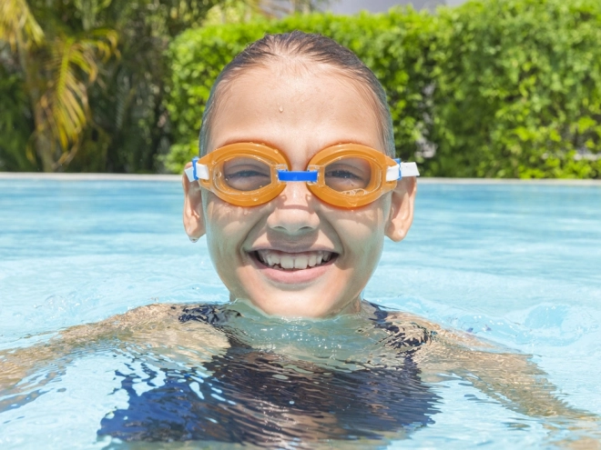 Aqua Burst Schwimmbrille für Kinder – orange