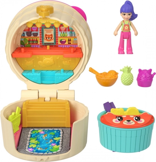 Polly Pocket Snacky Fahrbarer Set