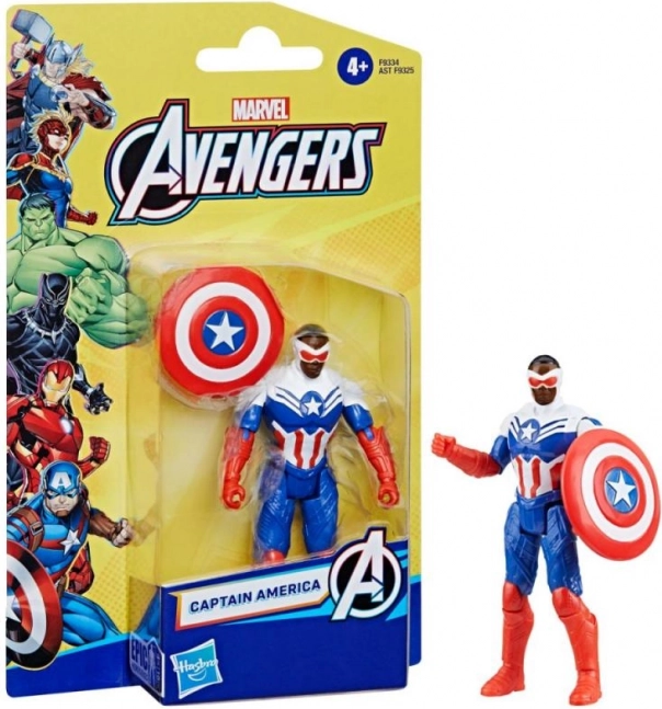 Figur Captain America mit Zubehör 10 cm - Avengers