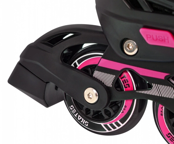 4-in-1 Rollschuhe, Schlittschuhe, Skates Set für Kinder Größe 29-33 Pink – Rosa
