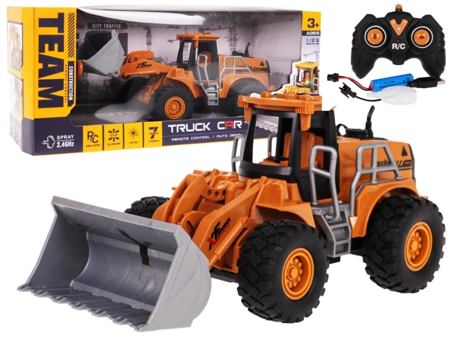 R/C Bulldozer mit Licht- und Raucheffekten