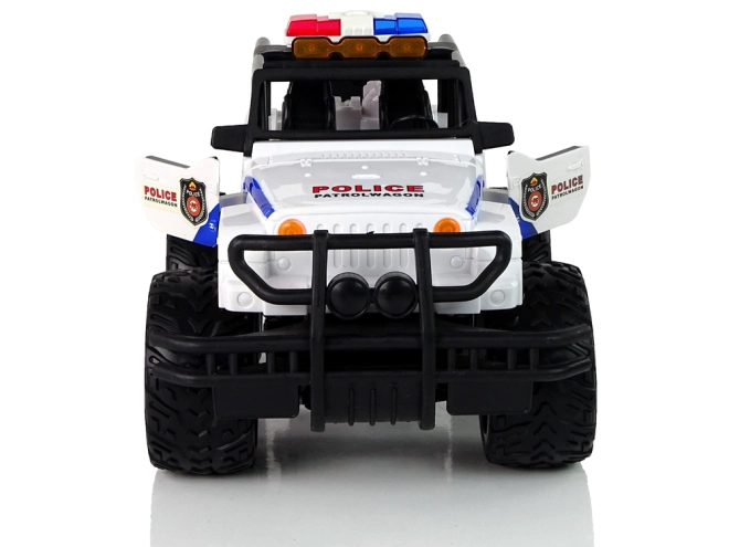 Realistischer Polizei-Jeep