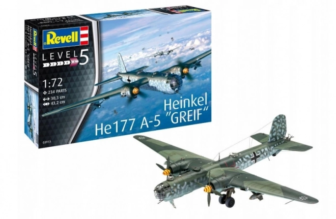 Plastikmodellset Heinkel HE177 A-5 Greif