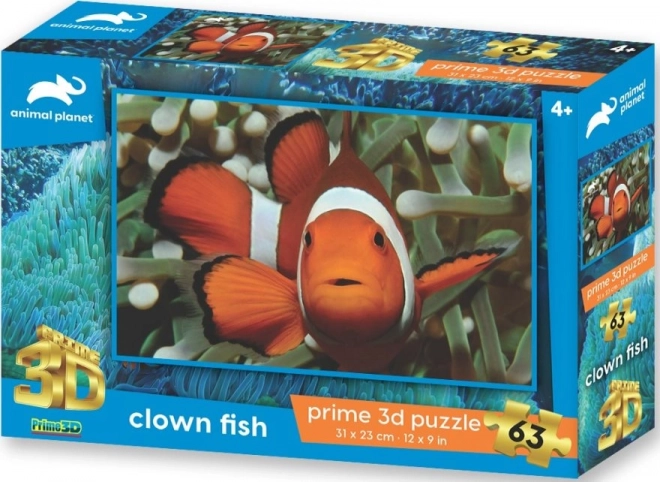 3D-Puzzle Clownfisch 63 Teile