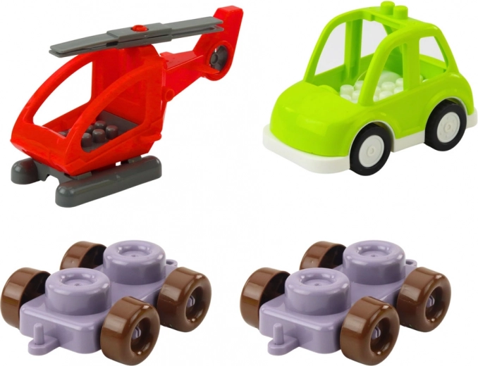 Kreatives Bauen mit Fahrzeugen