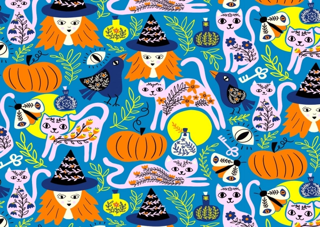 Puzzle Verzauberte Katzen 1000 Teile