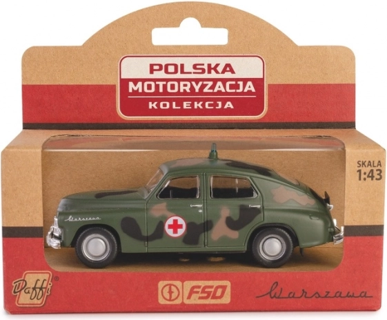 Fahrzeug PRL Warszawa M20 Militärisches Krankenwagenfahrzeug