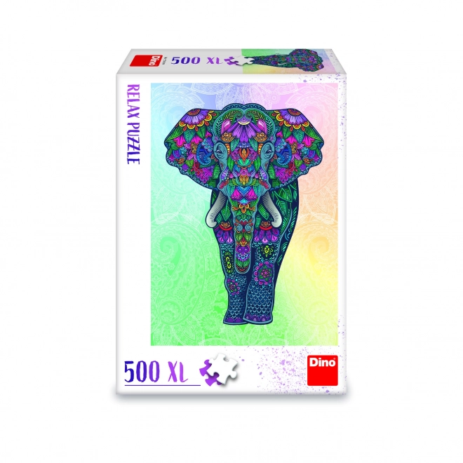 Dino Entspannungs-Puzzle Elefant XL 500 Teile