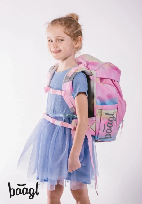 Schulrucksack Airy Regenbogen Einhorn