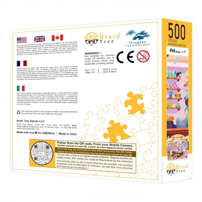 Puzzle Haustiergeschäft 500 Teile