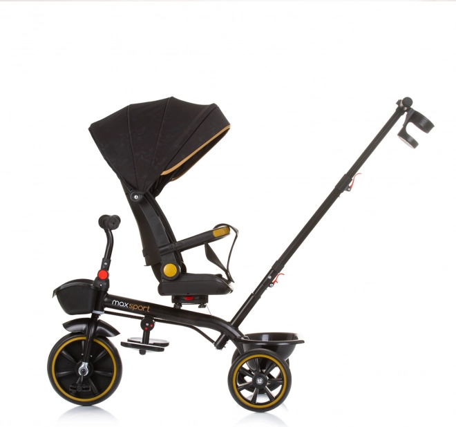 CHIPOLINO Dreirad mit Verdeck Max Sport 2in1 – Obsidian