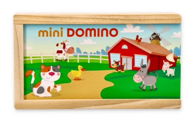 Mini Domino Tiere mit Box