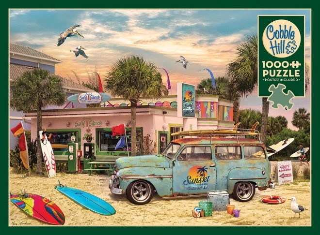 Puzzle Surferhütte 1000 Teile von Cobble Hill