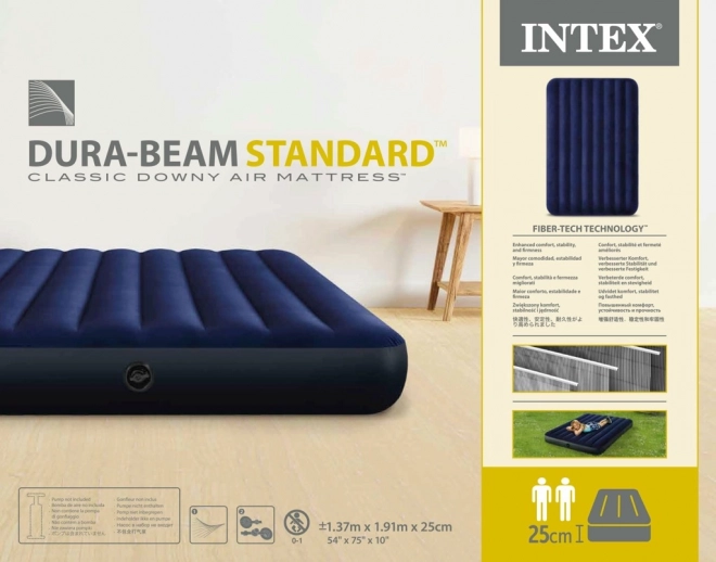 Aufblasbare Matratze INTEX Double Velour 191x137 cm