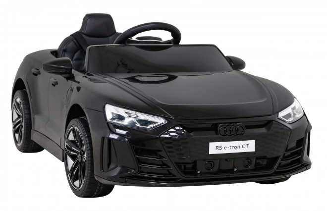 Audi RS E-Tron GT elektrisches Kinderauto mit Fernbedienung und 4x4 Antrieb – Schwarz