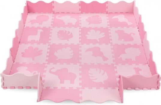Spielmatte aus Schaumstoff-Puzzle MoMi ZAWI rosa