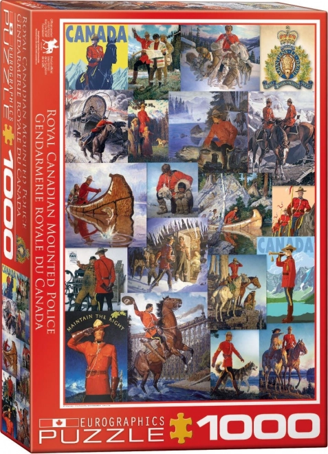 Eurographics Puzzle Royal Canadian Mounted Police Collage 1000 Teile