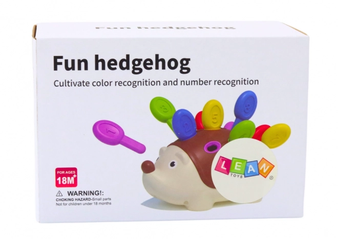Sensory Igel für Babys - Bunte Stäbchen Zahlen