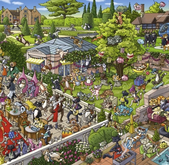 Puzzle Kocis Party 1000 Teile