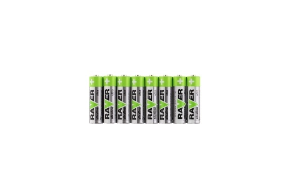 Raver Alkaline AA Batterien 8 Stück