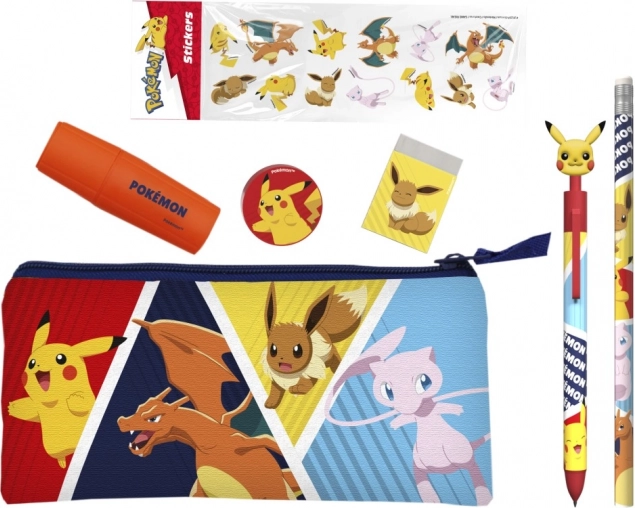 Schulset Pokémon mit Aufklebern