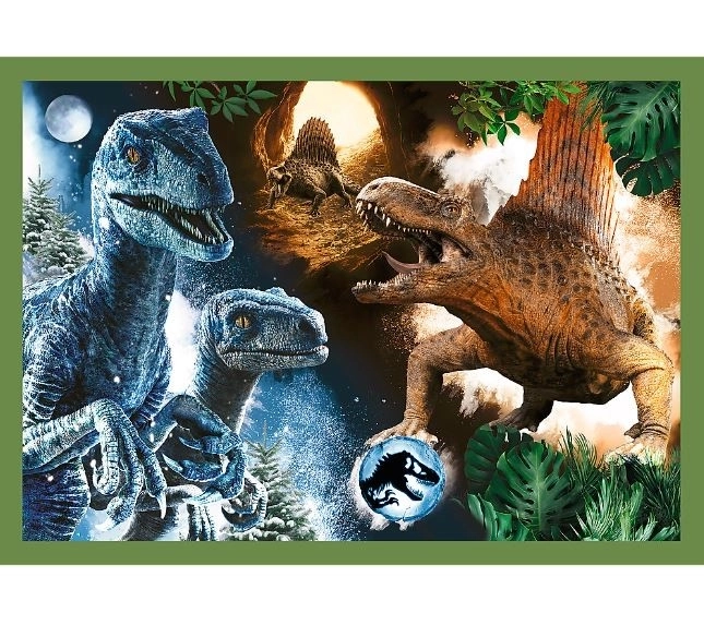 Puzzle 4-in-1 Gefährliche Dinosaurier Jurassic World