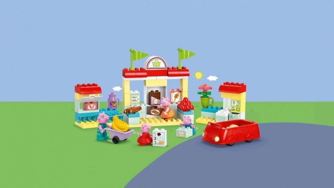 DUPLO Bausteine Peppa Pig und der Supermarkt