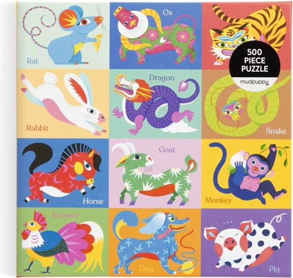 Puzzle Chinesischer Tierkreis 500 Teile