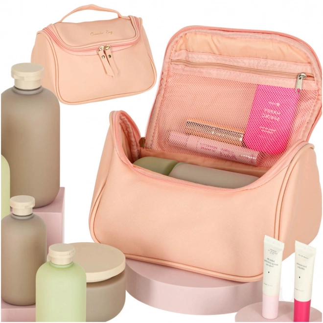 Reise-Organizer Kosmetiktasche Pink