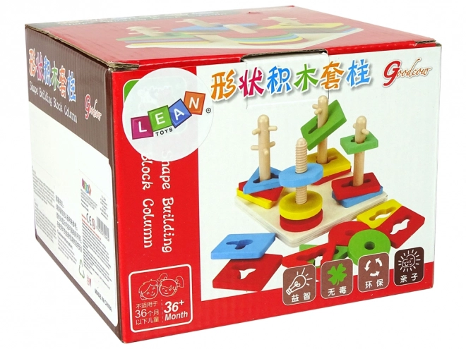 Holzsortierer Lernpuzzle für Kinder