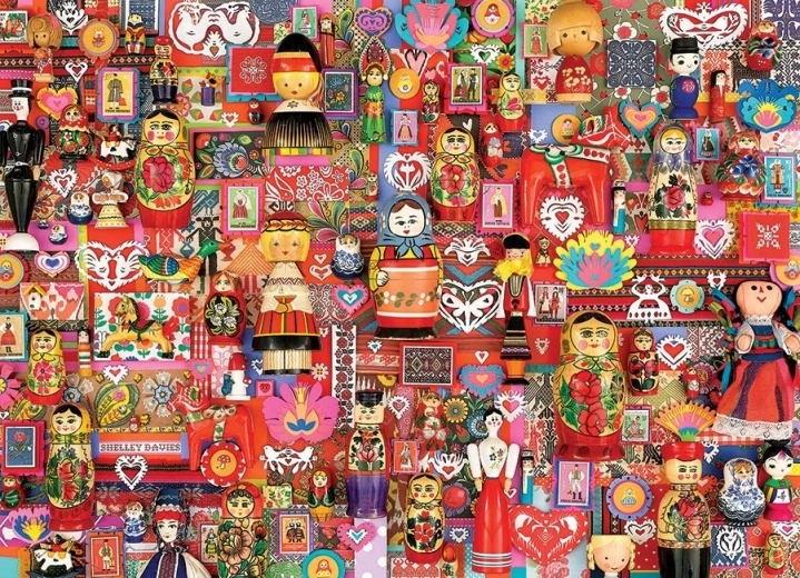 Puzzle Puppen 1000 Teile von Cobble Hill