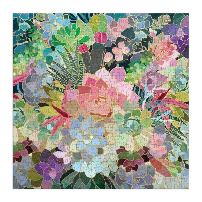 Galison Puzzle Sukkulenten Mosaik 500 Teile