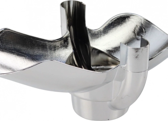 Elegantes silbernes Design