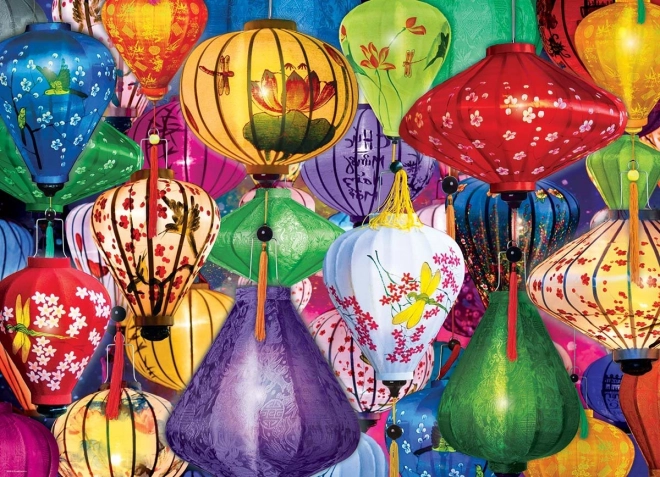 Puzzle Asiatische Laternen 1000 Teile