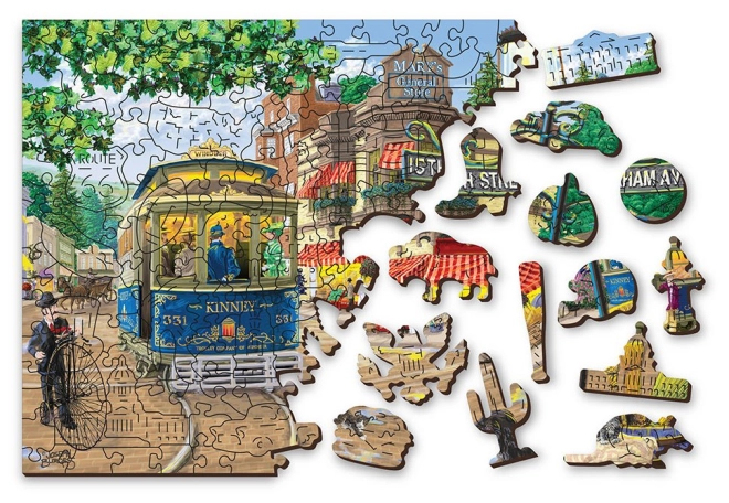 Doppelseitiges 2-in-1-Puzzle für doppelten Spaß