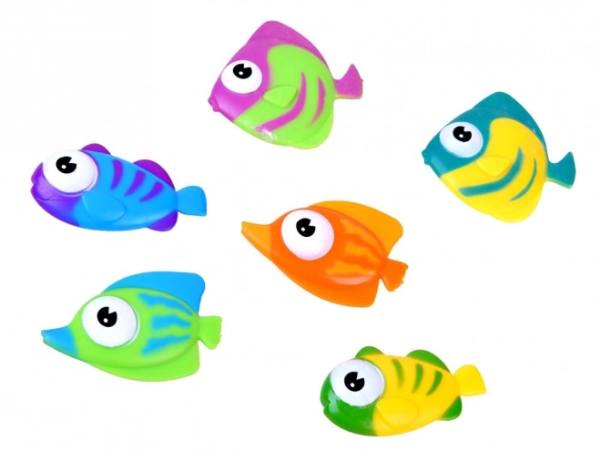 Farbenfrohes Spielnet mit Fischen für Wasserabenteuer