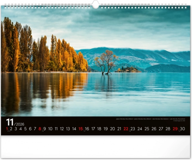 Wandkalender Landschaften 2026