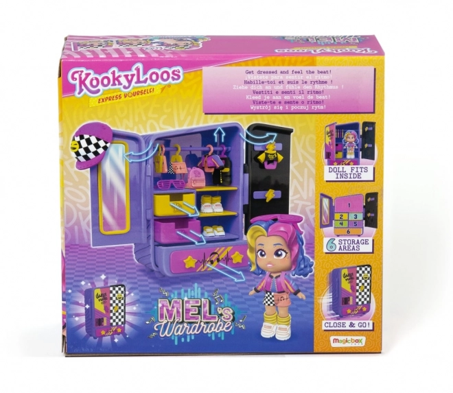 KookyLoos Mel Spielset - Garderobe für Puppen