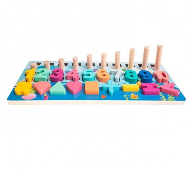 Montessori Holzpuzzle Zahlen