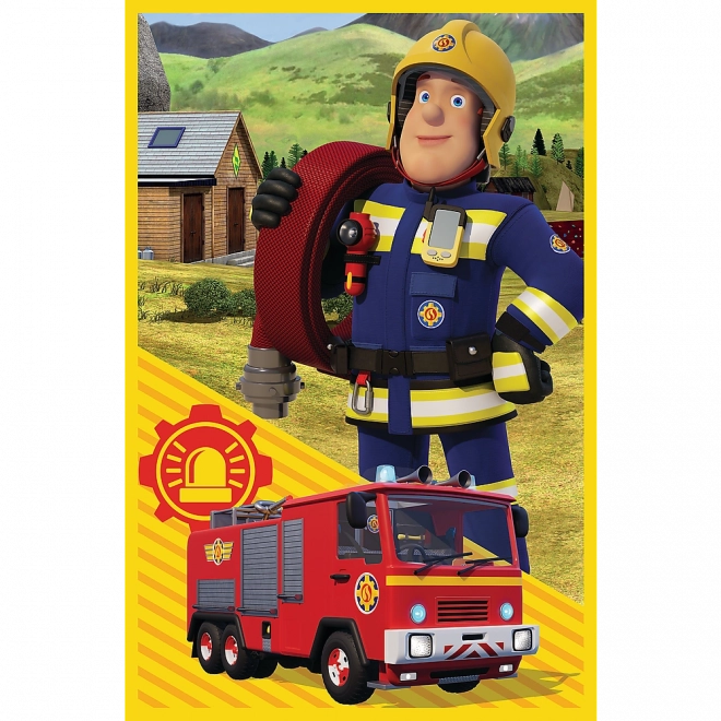 Puzzle 3x50 Feuerwehrmann Sam – Feuerwache-Team