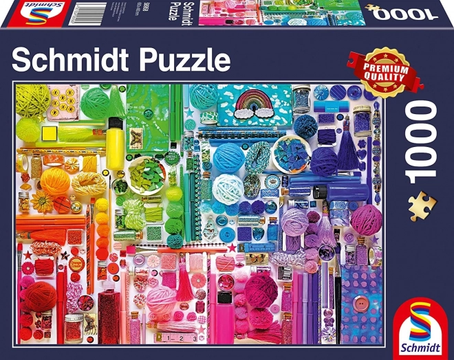 Schmidt Puzzle Regenbogenfarben 1000 Teile