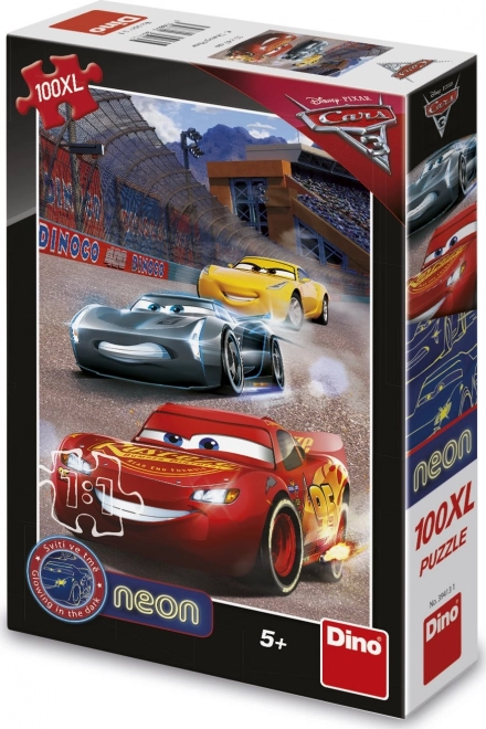 Leuchtendes Puzzle von DINO - CARS 3: Zielgerade XL 100 Teile