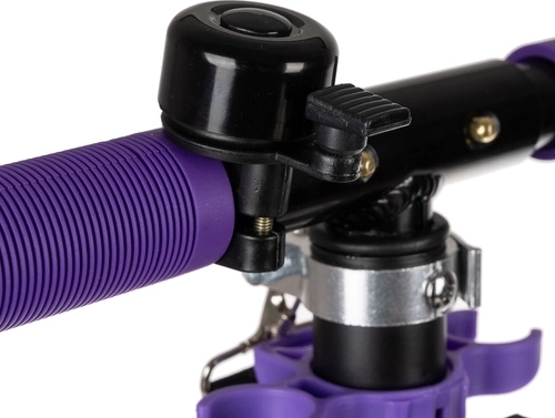 Faltbarer City-Roller für Kinder mit großen Rädern (200 mm) – lila