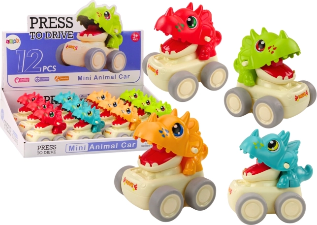 Triceratops Dinosaurier Auto – 4 Typen