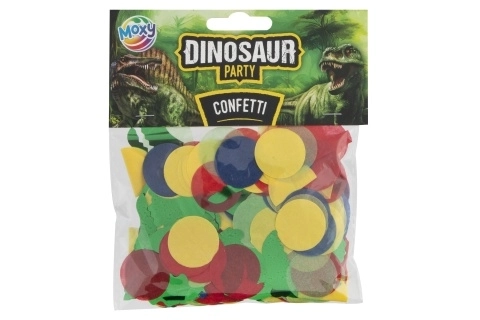 Papierkonfetti Dino-Motiv