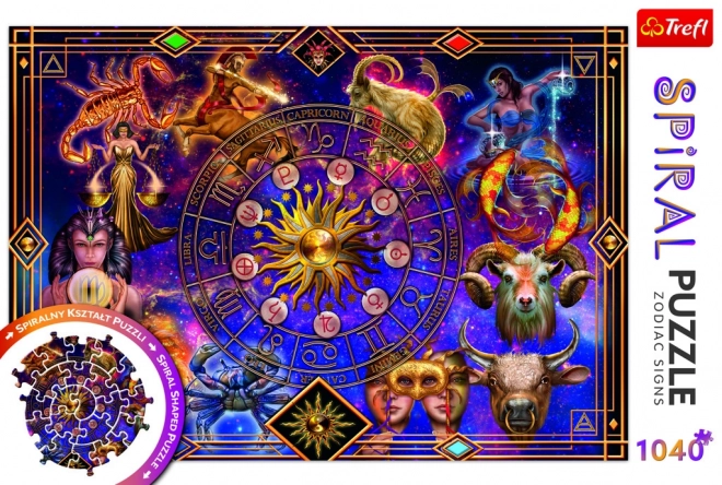 Spiralpuzzle Tierkreiszeichen 1040 Teile