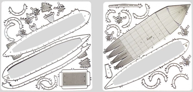 Metal Earth 3D Puzzle Luftschiff Graf Zeppelin